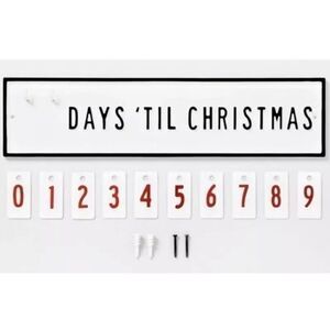Hearth & Hand days until Christmas sign